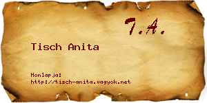 Tisch Anita névjegykártya
